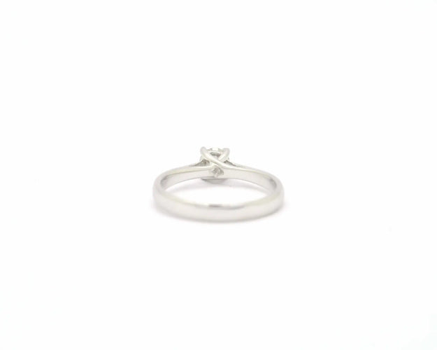 Bague Bague solitaire 0,41 ct en or blanc 18 ct et diamant 58 Facettes 9780