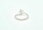 Bague Bague solitaire - Diamant 0,37 ct en or blanc 18 kt 58 Facettes 8171