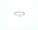 Bague 52 Bague solitaire en or blanc 18 carats avec diamant 0,25 ct 58 Facettes 9676