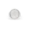 Bague Bague chevalière pavée de diamants en or blanc 18 kt 58 Facettes 7242