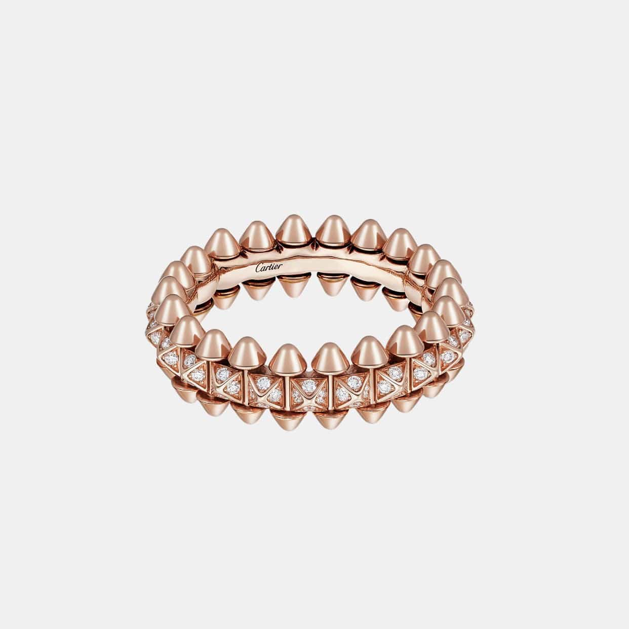Bague Clash de Cartier Or rose Diamant