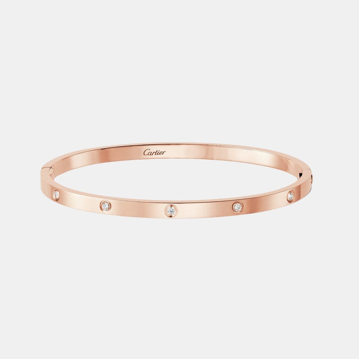 Bracelet LOVE Petit Modèle Or Rose 10 Diamants