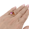 Bague 52 O.J. Perrin - Bague en or jaune avec citrine, améthyste et diamants 58 Facettes 34787