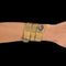 BULGARI - MONETE - Manchette Or Jaune et Argent 58 Facettes