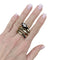 Bague 56 Bague serpent vintage en or jaune, émail et diamants 58 Facettes 35134