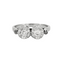 Bague 49.5 Bague ancienne Toi & Moi or blanc et diamants 58 Facettes