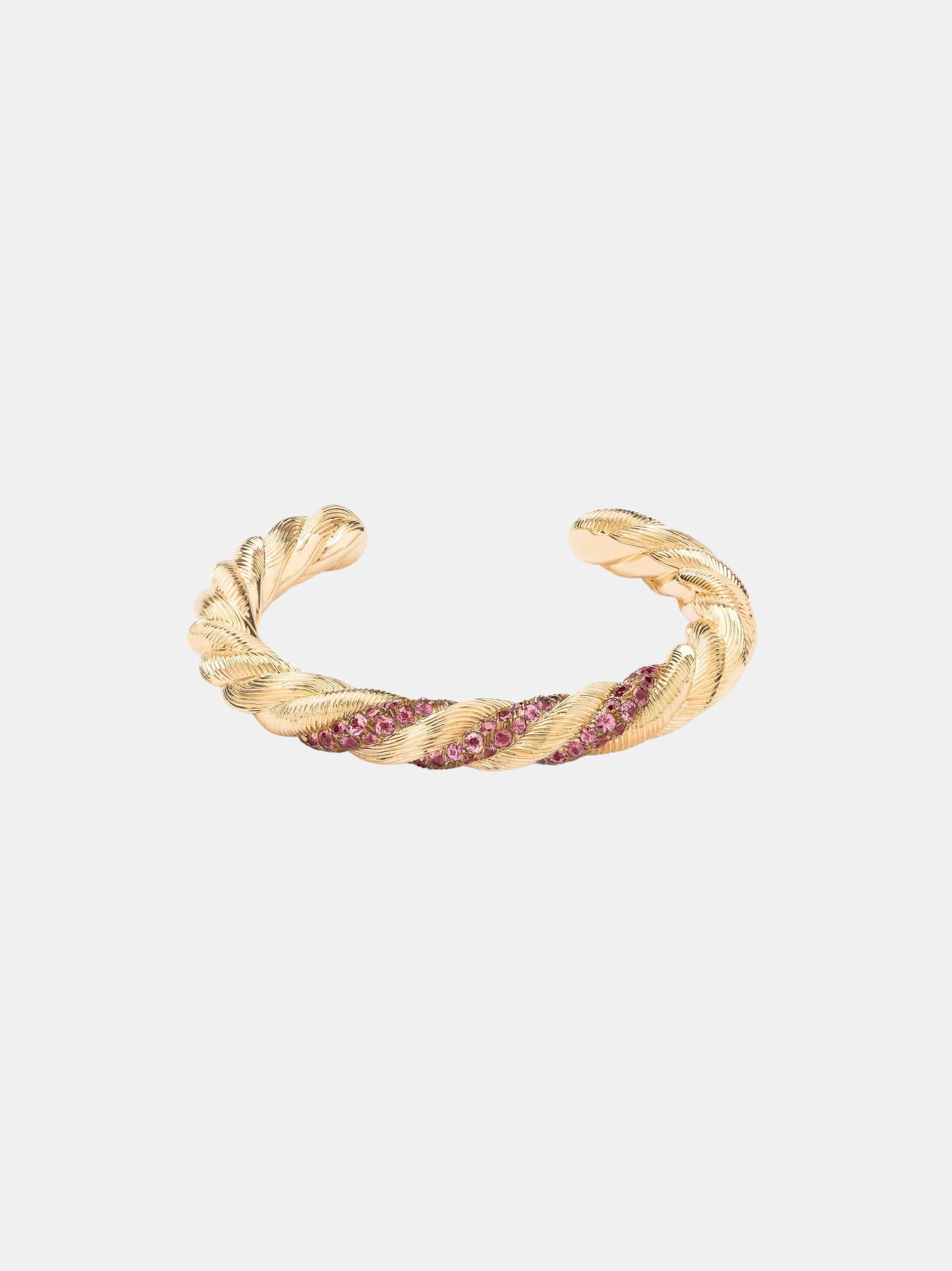 Bracelet Dune de Poiray Or jaune Rhodolite 3.2ct