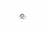 Bague 52.5 Bague ronde en platine avec diamants taille ancienne 58 Facettes 23325 - 24904