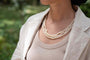 Collier Collier trois rangs de perles de culture en or blanc 18k 58 Facettes 24812