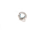 Bague 52 Bague en platine avec aigue-marine et diamants 58 Facettes 24749