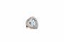 Bague 52 Bague en platine avec aigue-marine et diamants 58 Facettes 24749
