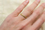 Bague 52.5 Bague anneau torsadé en or jaune 18 carats et diamants 58 Facettes 3891