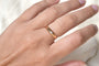Bague 57 Bague jonc en or jaune 18 carats et diamant 58 Facettes 3569
