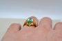 Bague 54 Bague marquise en or jaune 18 carats à spinelle synthétique navette 58 Facettes 3878