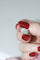 Bague 54 Bague Art Déco escalier en or jaune et blanc et diamant 58 Facettes