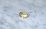 Bague 54 Bague Art Déco escalier en or jaune et blanc et diamant 58 Facettes
