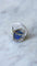 Bague 55 Bague Art Déco marquise en platine et opale noire, diamants 58 Facettes