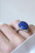 Bague 55 Bague Art Déco marquise en platine et opale noire, diamants 58 Facettes