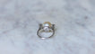 Bague 47.5 Bague Art Déco perle de culture en platine et diamants baguette 58 Facettes