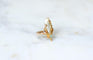 Bague 53 Bague Art Nouveau perle baroque en or jaune et rose et diamants 58 Facettes