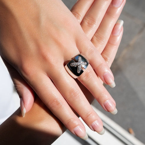 Bague 49 Chaumet Lien - Bague en or gris et diamants 58 Facettes 61E00424