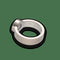 Bague 53 Chopard Happy Diamond - Bague en or gris 18k avec diamant mobile 0,05 ct 58 Facettes FB11097