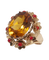 Bague 52 Fastueuse - Bague cocktail en or rose 18K citrine et corail 58 Facettes BO230188/FASTUEUSE