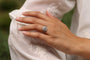 Bague 52 Bague coussin en platine avec diamants 58 Facettes 22073 / 23332