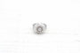 Bague 56 Bague dôme rétro en or blanc 18k et diamants 58 Facettes 23794 DV