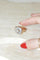 Bague 58.5 Bague cocktail cible en or rose 18k et platine et diamants 2,40 cts 58 Facettes