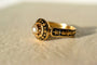 Bague 44 Bague émaillée étoilée en or jaune 18 carats et perle 58 Facettes 3890