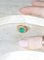 Bague 56 Bague émeraude coussin 1,52 cts en or jaune et diamants 58 Facettes
