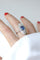 Bague 58 Bague marquise Art Déco en platine, saphir de Ceylan et diamants 58 Facettes