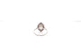 Bague 49 Bague rétro en or blanc 18k avec diamant et rubis 58 Facettes 24936
