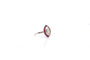 Bague 49 Bague rétro en or blanc 18k avec diamant et rubis 58 Facettes 24936