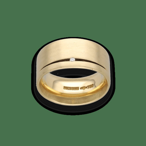 Bague 51 Niessing Fontana - Bague en or jaune 18k et diamant 0,02 ct 58 Facettes FB11220