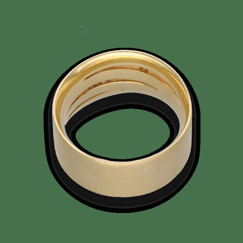 Bague 54,5 Niessing Fontana - Bague en or jaune 18k et 3 diamants 58 Facettes FB11219