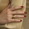 Bague 54,5 Niessing Fontana - Bague en or jaune 18k et 3 diamants 58 Facettes FB11219