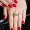 Bague 51 Bague demi-alliance en or jaune 750 et diamants 58 Facettes 60300017