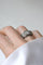 Bague 51.5 Bague Art Déco « plans escalier » en platine et diamants 58 Facettes
