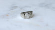 Bague 51.5 Bague Art Déco « plans escalier » en platine et diamants 58 Facettes