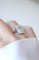 Bague 50 Bague Art déco rectangulaire en platine et diamants 3,50 cts 58 Facettes