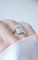 Bague 50 Bague Art déco rectangulaire en platine et diamants 3,50 cts 58 Facettes
