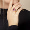 Bague 53 Bague Repossi Coeur Or Jaune Tourmaline et Diamants 58 Facettes 61G00076