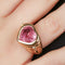 Bague 53 Bague Repossi Coeur Or Jaune Tourmaline et Diamants 58 Facettes 61G00076