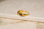 Bague 49.5 Bague bandeau Art Déco en or jaune 18 carats et saphirs, diamants 58 Facettes 3682