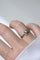 Bague 53 Bague Toi et Moi en or rose 18kt et platine, diamants 58 Facettes