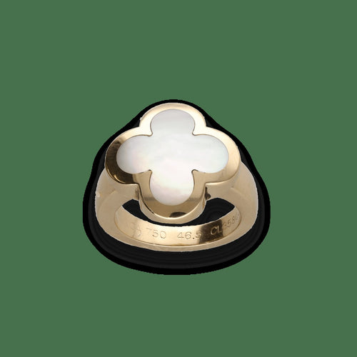 Bague 46,5 Bague Van Cleef & Arpels Pure Alhambra – Or Jaune 18k – Vers 2010 – Taille 46,5 58 Facettes FB11032