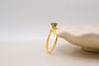 Bague 54 Bague solitaire en or jaune 18 carats et saphir 58 Facettes 3811