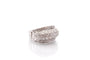 Bague 53 Bague vintage en or blanc 18k et diamants 58 Facettes 27237